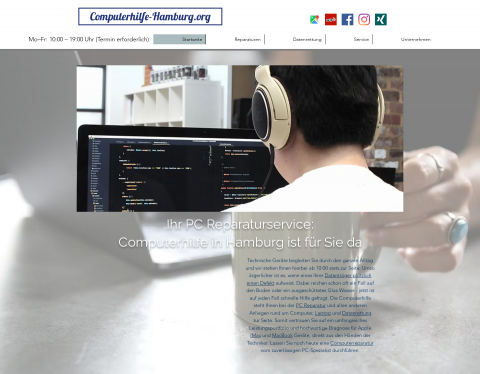 Website-Vorschau von Computerhilfe Hamburg