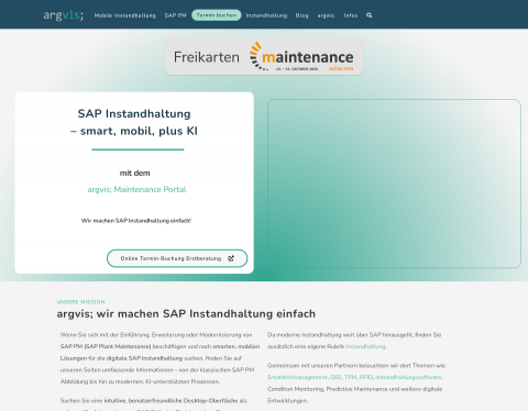 Vorschau von argvis; GmbH - Mobile SAP Instandhaltung