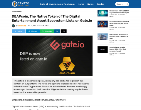 Vorschau von Crypto News Flash