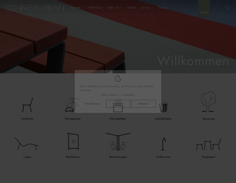 Website-Vorschau von Connexurban - Design & Funktionalität vereint