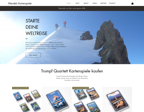 Website-Vorschau von Wendels Kartenspiele