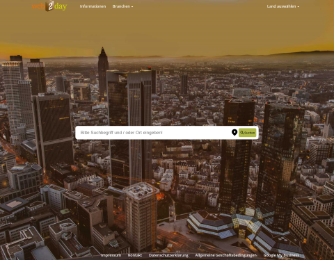 Website-Vorschau von Web2day Internet Services