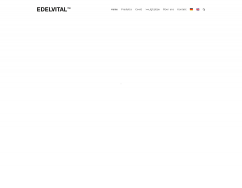 Website-Vorschau von EDELVITAL? SARS-CoV-2 Tests