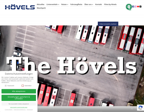 Website-Vorschau von Hövels GmbH & Co.KG
