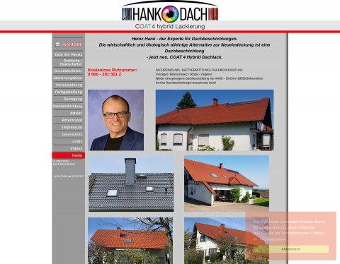 Website-Vorschau von Dachbeschichtung
