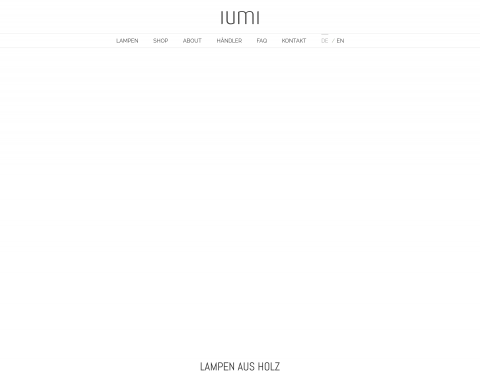 Website-Vorschau von IUMI DESIGN