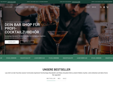 Website-Vorschau von LACARI - Dein Home and Living Shop