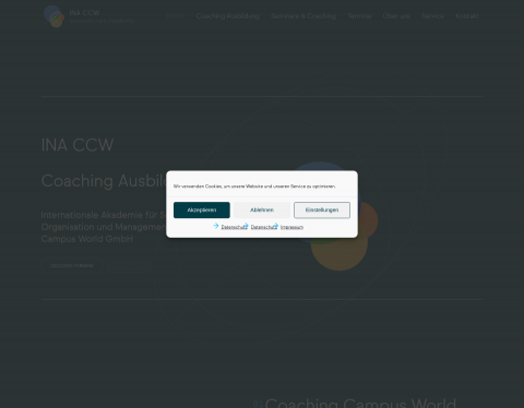 Website-Vorschau von Coaching Ausbildung Berlin