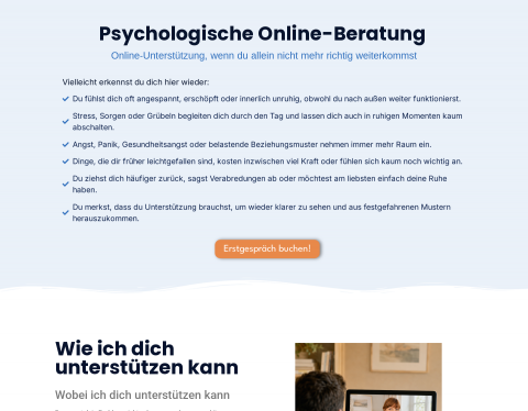Website-Vorschau von Psychologische Online-Beratung Christina Kolbe