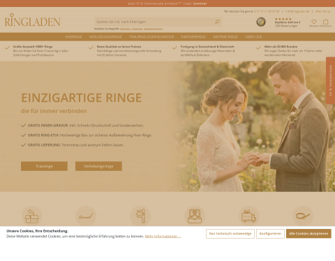 Website-Vorschau von Ringladen