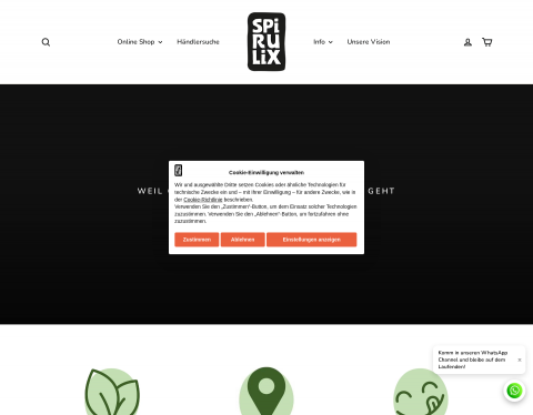 Website-Vorschau von Spirulix