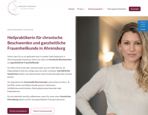 Website-Vorschau von Naturheilpraxis Sobotke