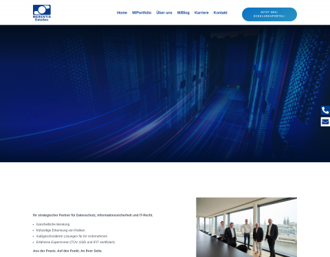 Website-Vorschau von MERENTIS DataSec GmbH