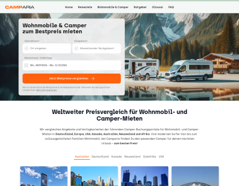 Vorschau von Wohnmobil mieten bei Camparia
