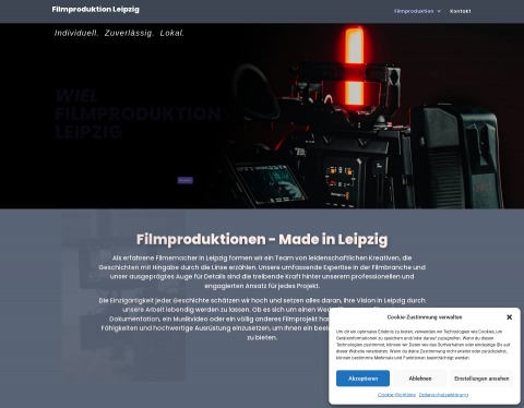 Website-Vorschau von WIEL Filmproduktion Leipzig