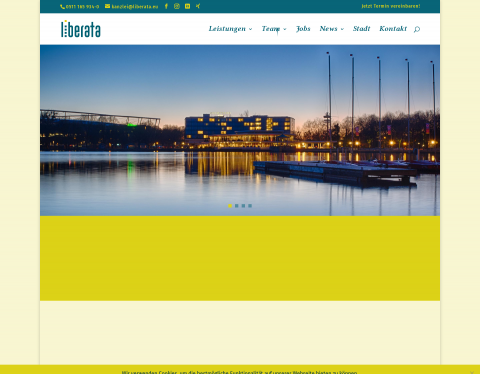 Website-Vorschau von liberata GmbH - Steuerberatungsgesellschaft