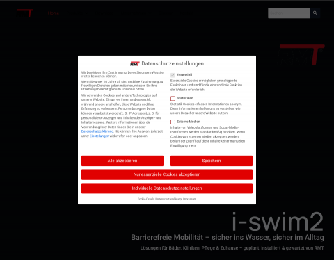 Website-Vorschau von RMT RehaMed Technology GmbH