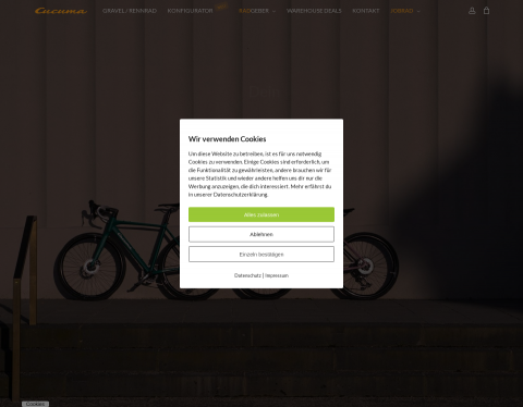 Vorschau von Cucuma E-Bikes und Gravelbikes