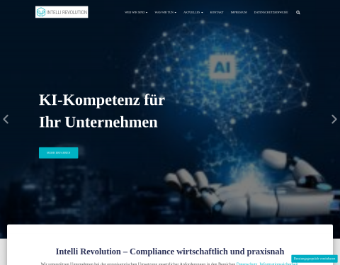 Website-Vorschau von Intelli Revolution GmbH