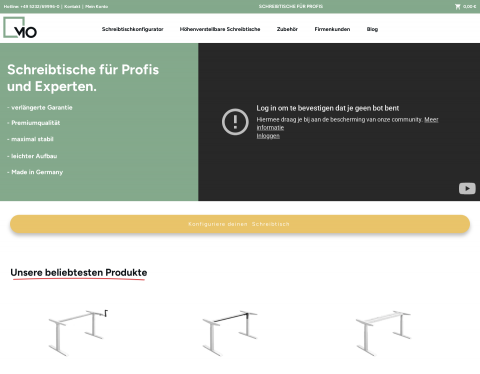 Website-Vorschau von MeinOffice