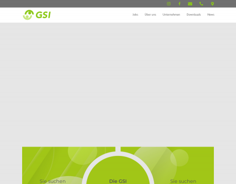 Website-Vorschau von GSI GmbH