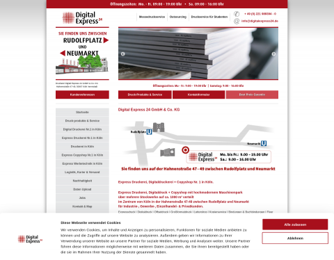 Website-Vorschau von Digital Express 24 GmbH & Co. KG
