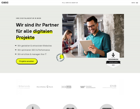 Website-Vorschau von CASC ? full service agentur GmbH