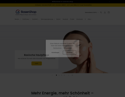 Vorschau von Basenshop - Basische Produkte