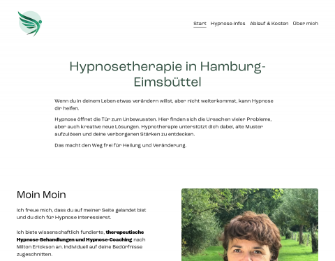 Website-Vorschau von Hypnosetherapie Anja Hinrichsen