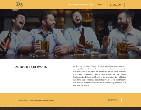 Website-Vorschau von Brauhaustour
