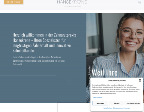 Website-Vorschau von Hansekrone