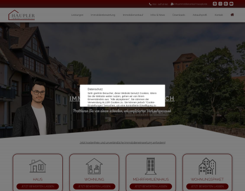 Website-Vorschau von Immobilienankauf Häupler