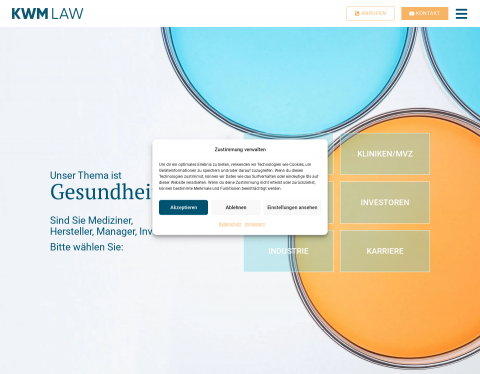 Website-Vorschau von KWM LAW PartG mbB