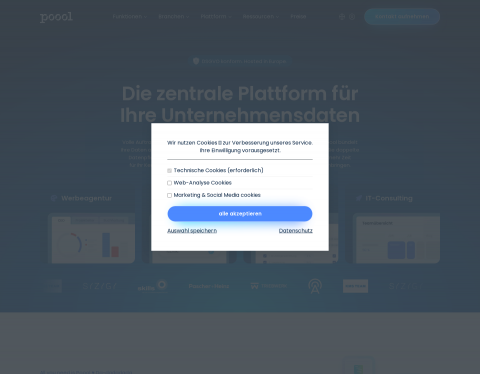 Website-Vorschau von Poool Software & Consulting GmbH