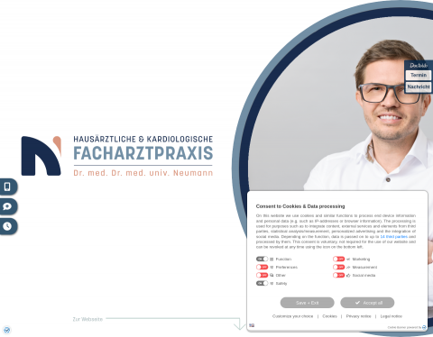 Website-Vorschau von Karl-Michael Schmid Arzt für Innere Medizin