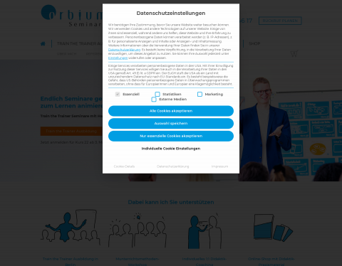 Website-Vorschau von Train the Trainer Ausbildung Berlin