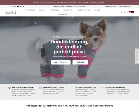 Vorschau von Perfekt passende Hundekleidung im Top-Design