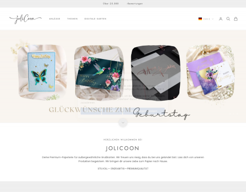 Website-Vorschau von Tom Jules KG