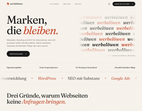 Website-Vorschau von Erstklassige Website erstellen lassen