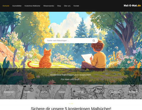 Vorschau von Mal-O-Mat.de - Kostenlose Ausmalbilder
