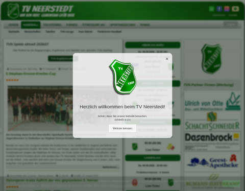 Website-Vorschau von TV Neerstedt 1909 e.V.