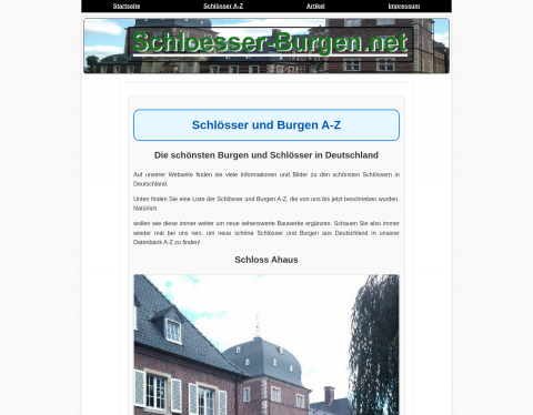 Vorschau von Schlösser und Burgen