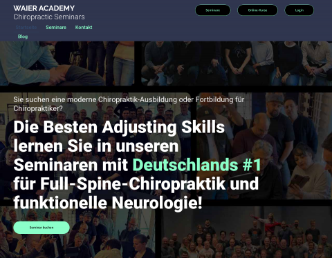 Website-Vorschau von Brain Based Chiropractic Academy