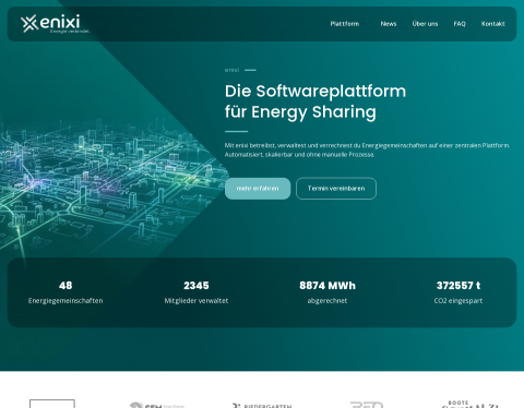 Website-Vorschau von Enixi