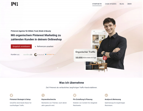 Website-Vorschau von Philipp Gilch - SEO Dienstleistung