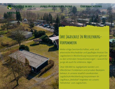 Website-Vorschau von Jagdschule Falkenhorst - schnell und günstig