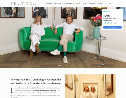 Website-Vorschau von Privatpraxis Remy Ebner