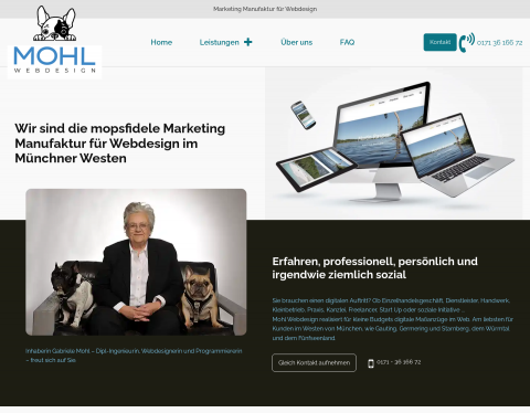 Website-Vorschau von Mohl Werbeagentur