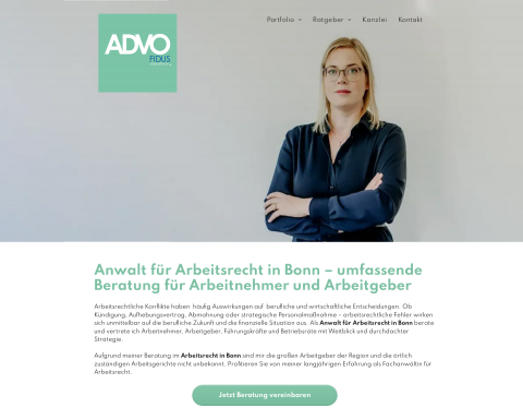 Website-Vorschau von Advofidus - Kanzlei für Arbeitsrecht