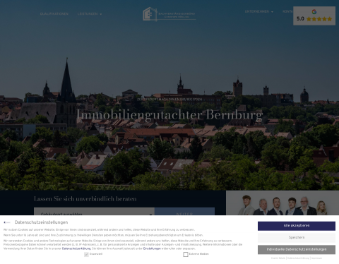 Website-Vorschau von Sachverständigenbüro Römling